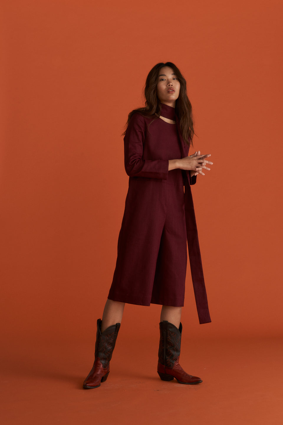 LONG SLEEVE JUMPSUITS