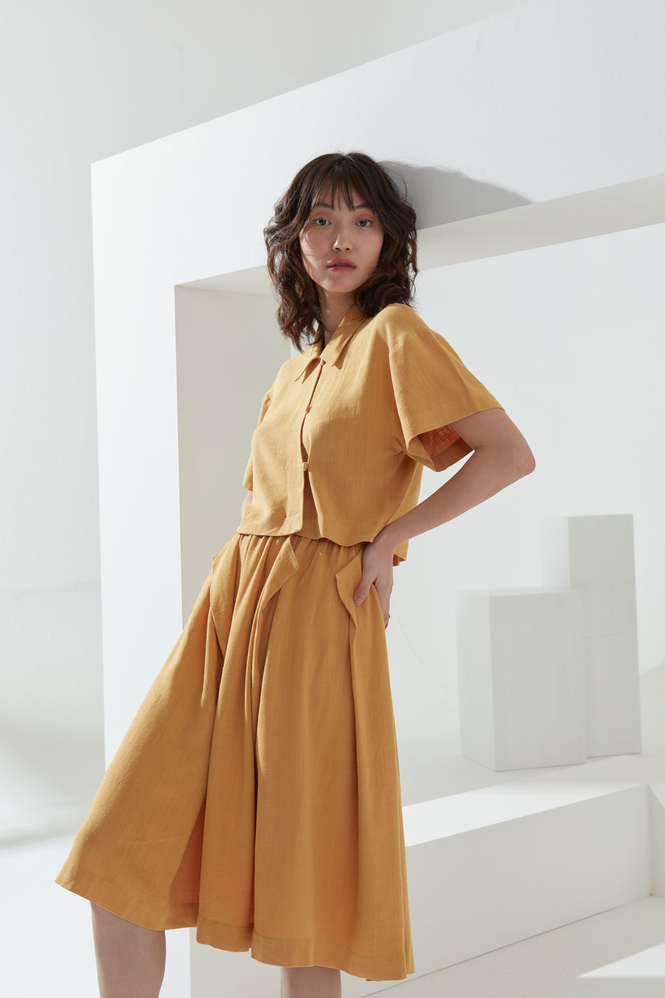 FLAPPED BLOUSE