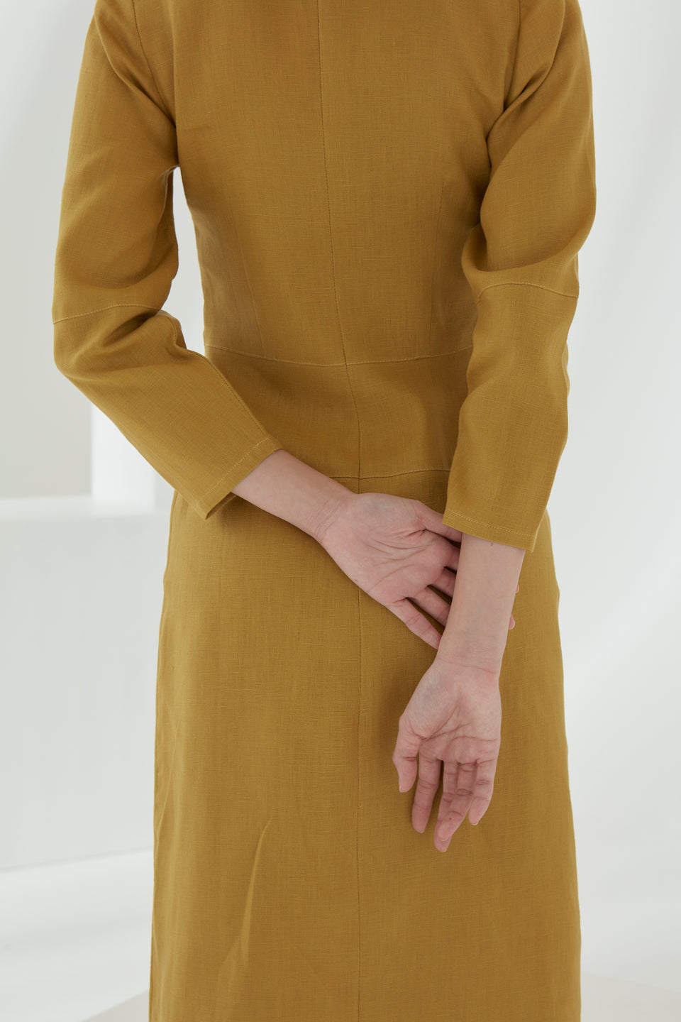 TEN-BUTTON DRESS
