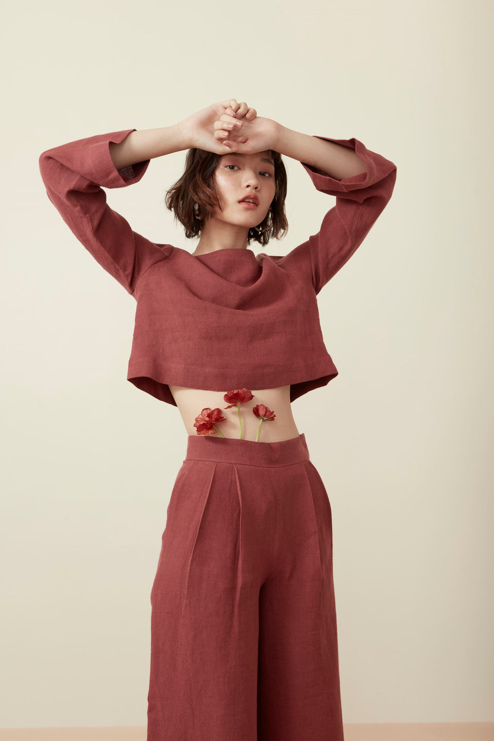 WIDE LEG TROUSERS