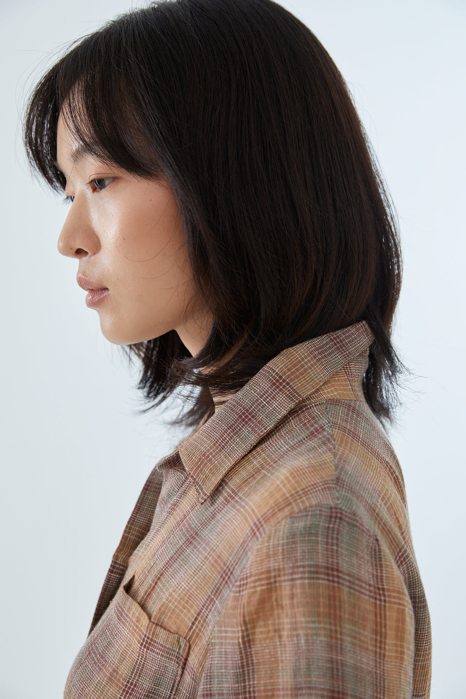 PLEATED SHIRT DRESS