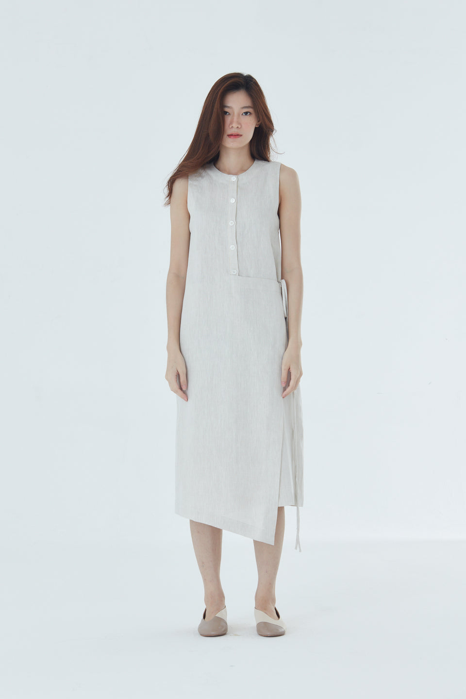 SQUARE TIE DRESS