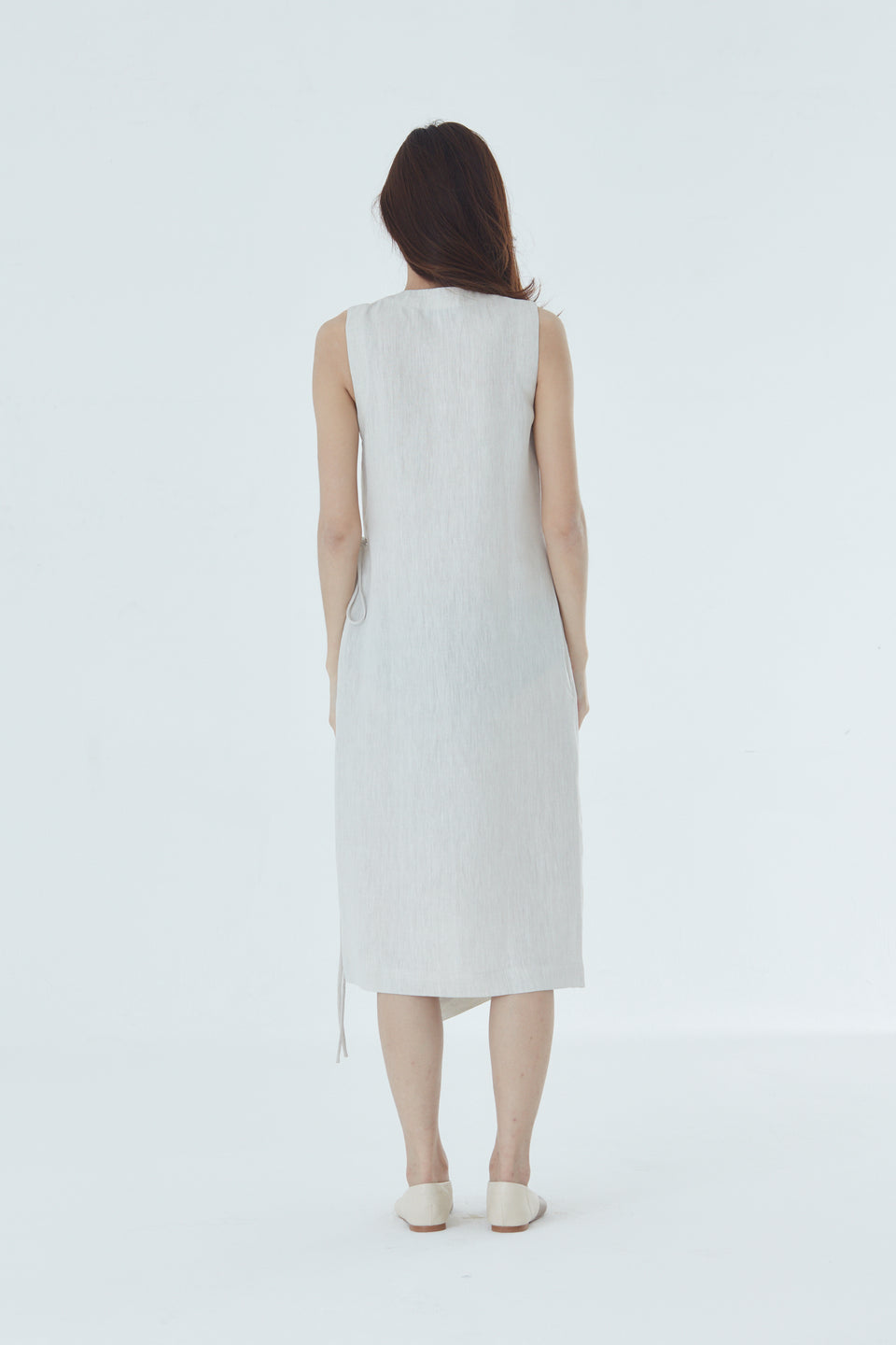 SQUARE TIE DRESS