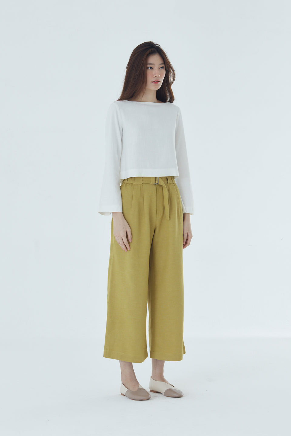 BELTED TROUSERS