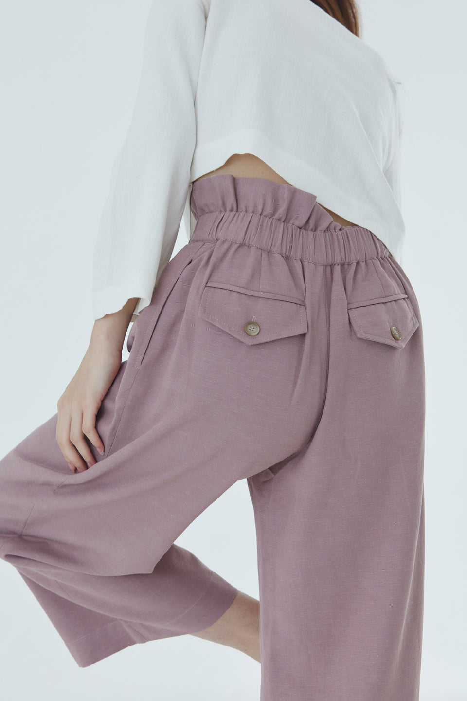 BELTED TROUSERS