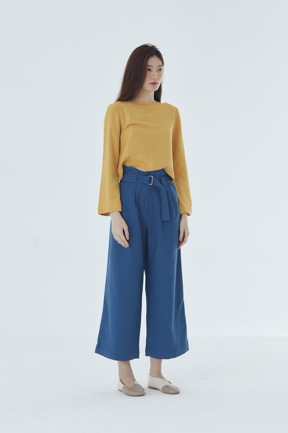 BELTED TROUSERS