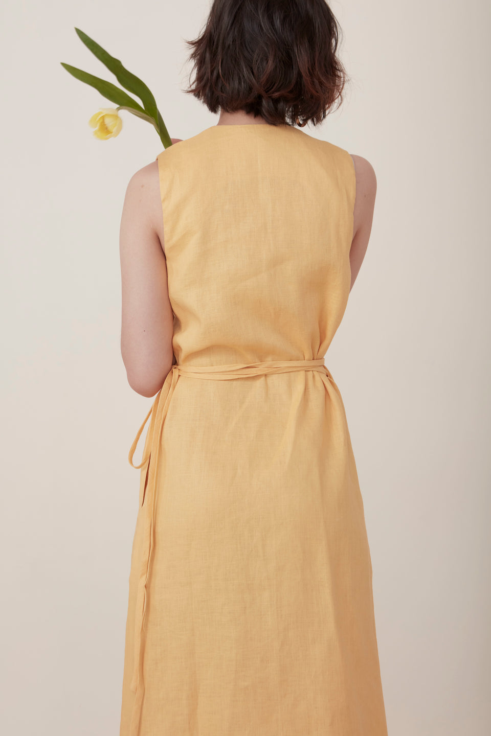 TIE-WAIST DRESS