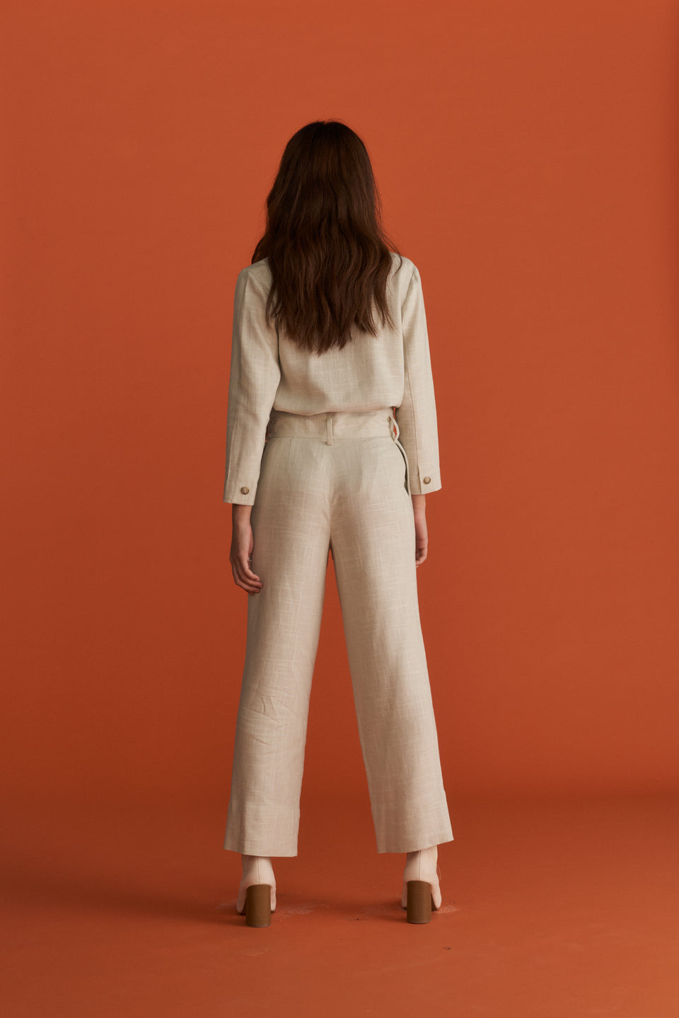 TIE-WAIST TROUSERS